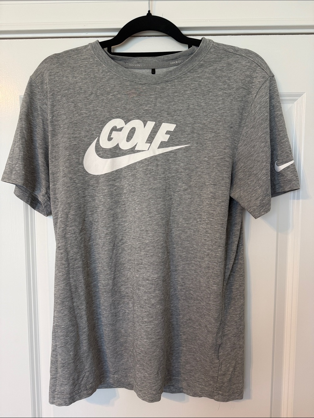 Nike Gray Short-Sleeve Golf Tee
